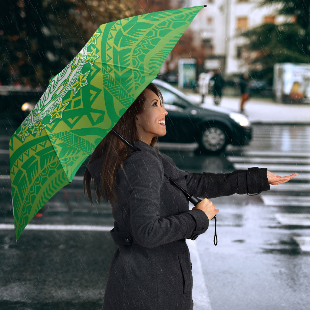 Kuki Independence 2026 Umbrella Cook Islands 15 Finest Green Version