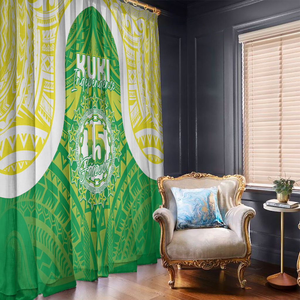 Kuki Independence 2026 Window Curtain Cook Islands 15 Finest Green Version