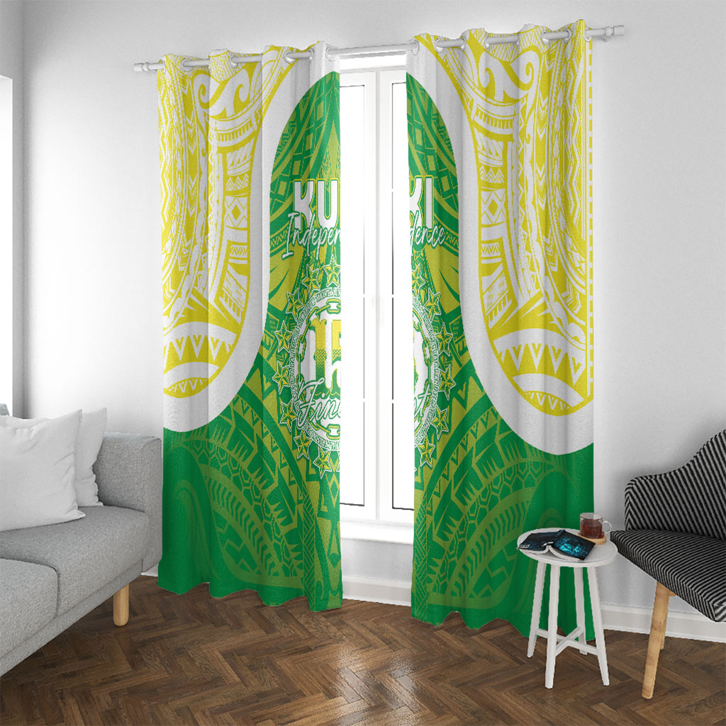 Kuki Independence 2026 Window Curtain Cook Islands 15 Finest Green Version