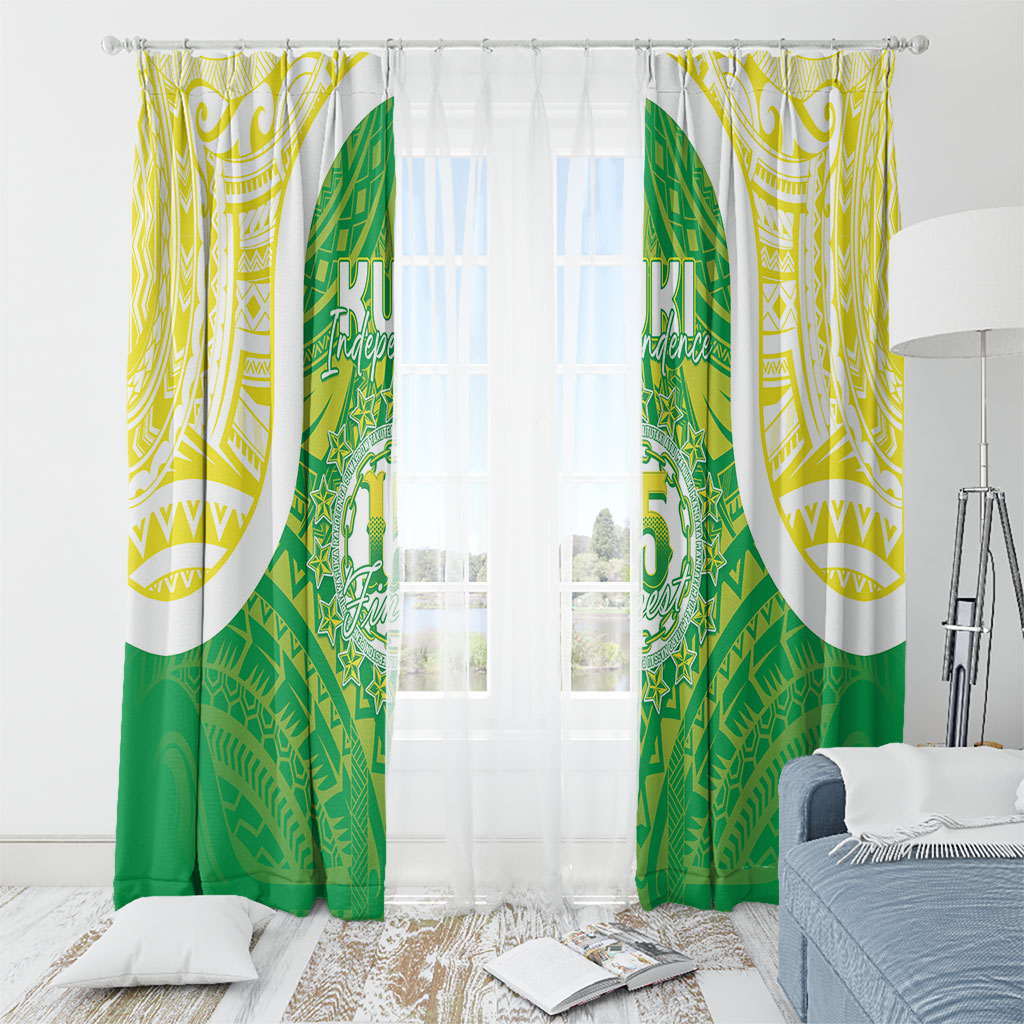 Kuki Independence 2026 Window Curtain Cook Islands 15 Finest Green Version