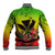 Personalized Hawaii Baseball Jacket Kakau Kanaka Maoli With Hibiscus Flowers LT05 - Polynesian Pride