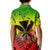 Personalized Hawaii Kid Polo Shirt Kakau Kanaka Maoli With Hibiscus Flowers LT05 - Polynesian Pride