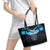Fiji Kaiviti Rugby Leather Tote Bag Fiji Tapa Pattern
