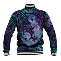 Hawaii Makahiki Turtle Baseball Jacket Spiral Polynesian Tattoo LT05 - Polynesian Pride