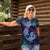 Hawaii Makahiki Turtle Women Polo Shirt Spiral Polynesian Tattoo
