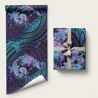Hawaii Makahiki Turtle Wrapping Paper Spiral Polynesian Tattoo - Polynesian Pride