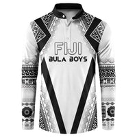 Custom Bula Fiji Football Button Sweatshirt Go Champions - Polynesian Pride