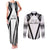 Custom Bula Fiji Football Couples Matching Tank Maxi Dress and Long Sleeve Button Shirt Go Champions - Polynesian Pride