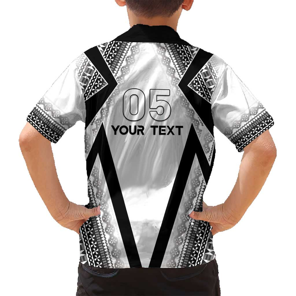 Custom Bula Fiji Football Family Matching Summer Maxi Dress and Hawaiian Shirt Go Champions - Polynesian Pride