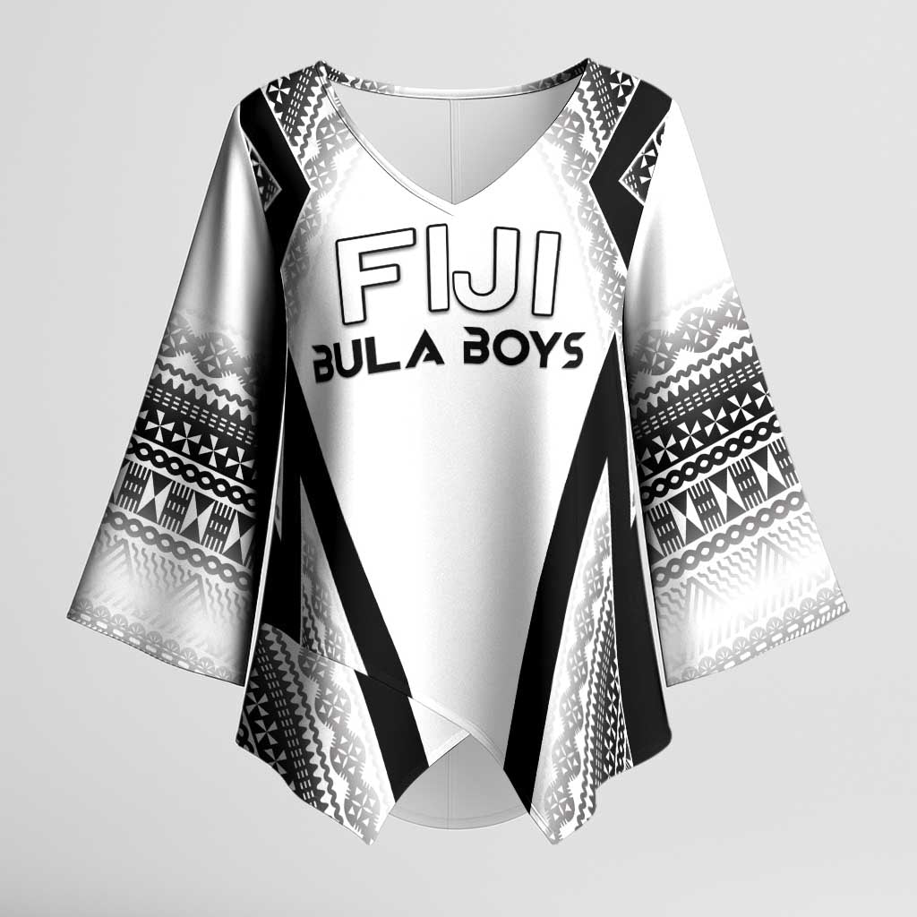 Custom Bula Fiji Football Kimono Sleeve Blouse Go Champions - Polynesian Pride