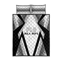 Bula Fiji Football Quilt Bed Set Go Champions - Polynesian Pride