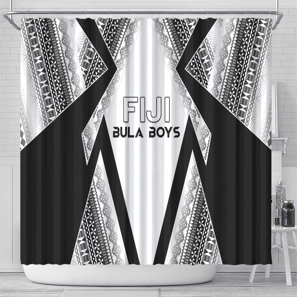 Bula Fiji Football Shower Curtain Go Champions - Polynesian Pride