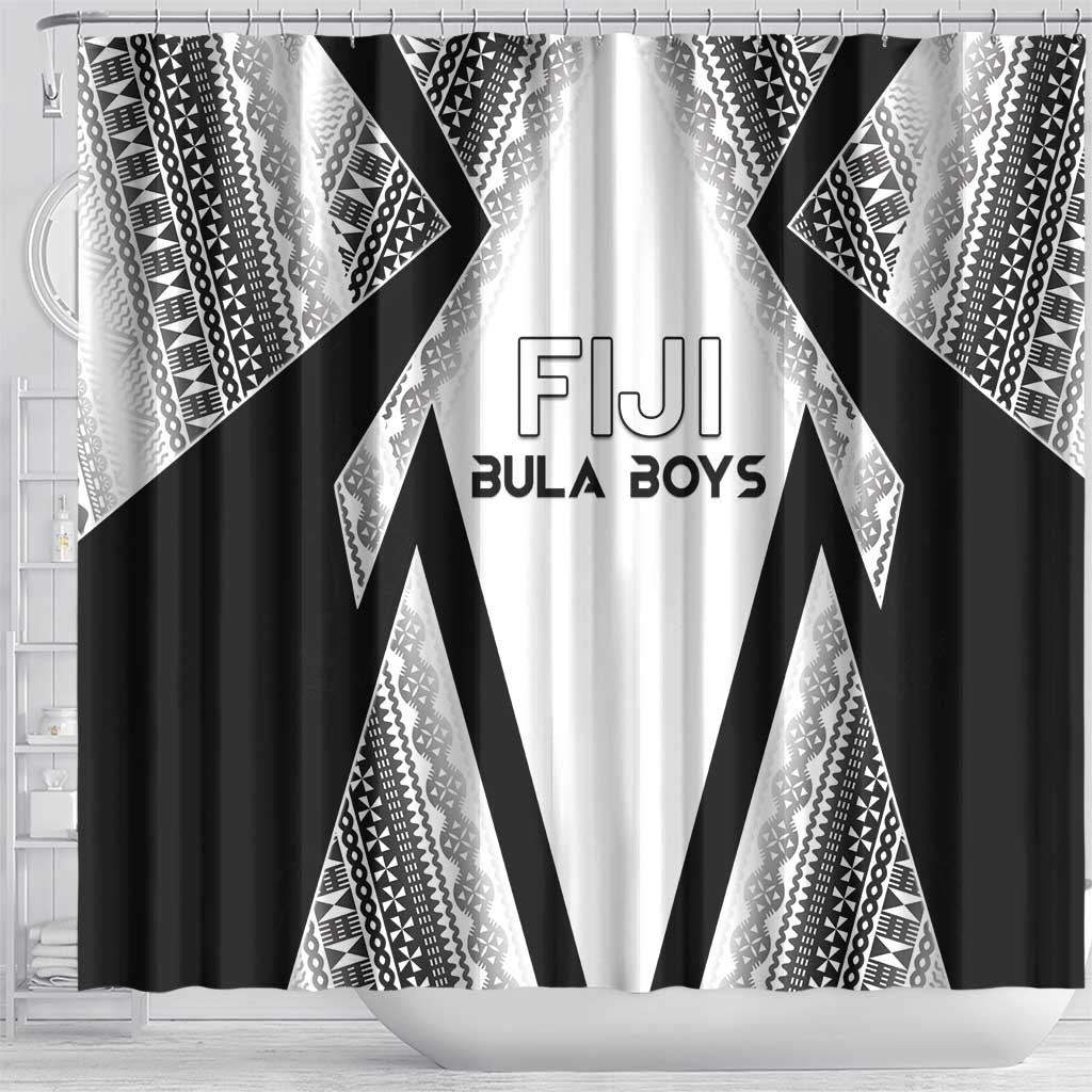 Bula Fiji Football Shower Curtain Go Champions - Polynesian Pride