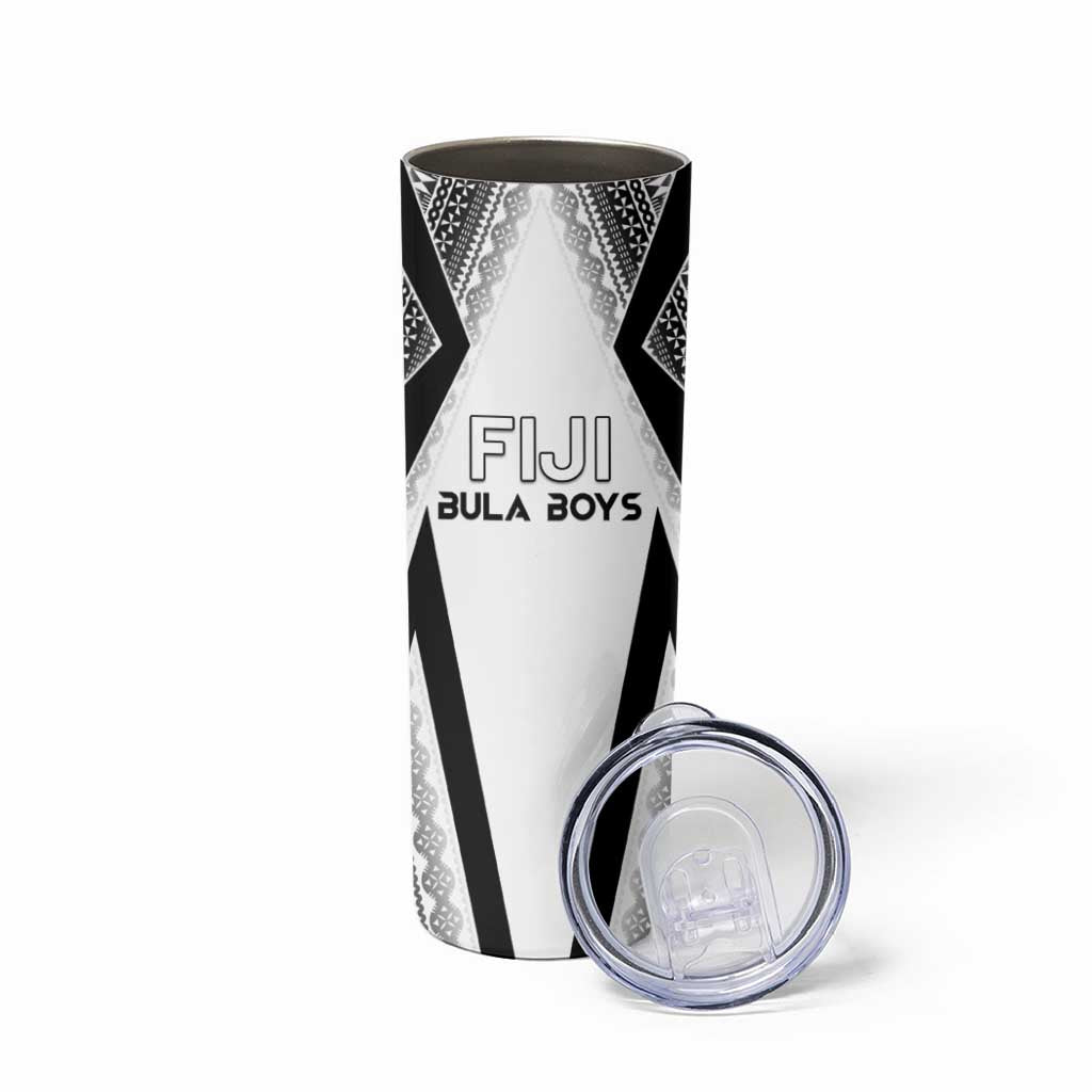Custom Bula Fiji Football Skinny Tumbler Go Champions - Polynesian Pride