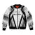 Custom Bula Fiji Football Sleeve Zip Bomber Jacket Go Champions - Polynesian Pride