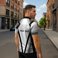 Custom Bula Fiji Football Zipper Polo Shirt Go Champions - Polynesian Pride