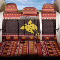 Papua New Guinea Christmas Back Car Seat Cover Santa Raggiana LT05 One Size Red - Polynesian Pride