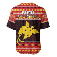Papua New Guinea Christmas Baseball Jersey Santa Raggiana LT05 - Polynesian Pride