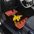 Papua New Guinea Christmas Car Mats Santa Raggiana