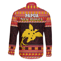 Papua New Guinea Christmas Family Matching Off The Shoulder Long Sleeve Dress and Hawaiian Shirt Santa Raggiana LT05 - Polynesian Pride