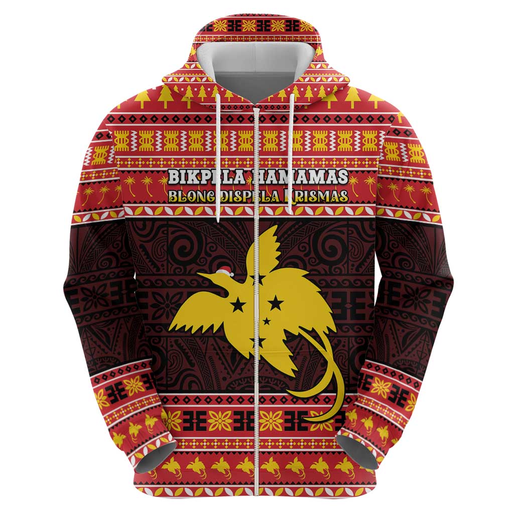 Papua New Guinea Christmas Hoodie Santa Raggiana LT05 - Polynesian Pride