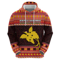 Papua New Guinea Christmas Zip Hoodie Santa Raggiana LT05 - Polynesian Pride