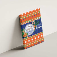 Marshall Islands Christmas Canvas Wall Art Marshallese Seal Meddi Kirijmoj