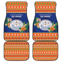 Marshall Islands Christmas Car Mats Marshallese Seal Meddi Kirijmoj