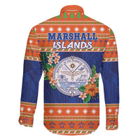Marshall Islands Christmas Family Matching Mermaid Dress and Hawaiian Shirt Marshallese Seal Meddi Kirijmoj LT05 - Polynesian Pride