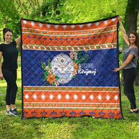 Marshall Islands Christmas Quilt Marshallese Seal Meddi Kirijmoj