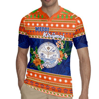Marshall Islands Christmas Rugby Jersey Marshallese Seal Meddi Kirijmoj