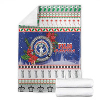 Northern Mariana Islands Christmas Blanket Poinsettia Filis Pasgua LT05 - Polynesian Pride