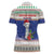 Northern Mariana Islands Christmas Women Polo Shirt Poinsettia Filis Pasgua