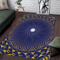 Nauru Angam Day Area Rug Polynesian Tribal Pattern Unique Style - Polynesian Pride