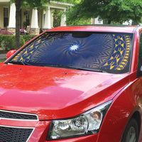 Nauru Angam Day Auto Sun Shade Polynesian Tribal Pattern Unique Style - Polynesian Pride