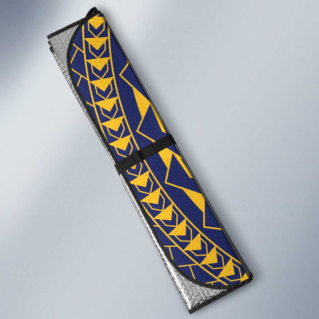 Nauru Angam Day Auto Sun Shade Polynesian Tribal Pattern Unique Style - Polynesian Pride