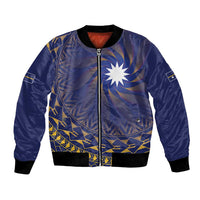 Nauru Angam Day Bomber Jacket Polynesian Tribal Pattern Unique Style - Polynesian Pride