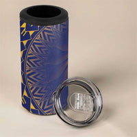 Nauru Angam Day 4 in 1 Can Cooler Tumbler Polynesian Tribal Pattern Unique Style - Polynesian Pride