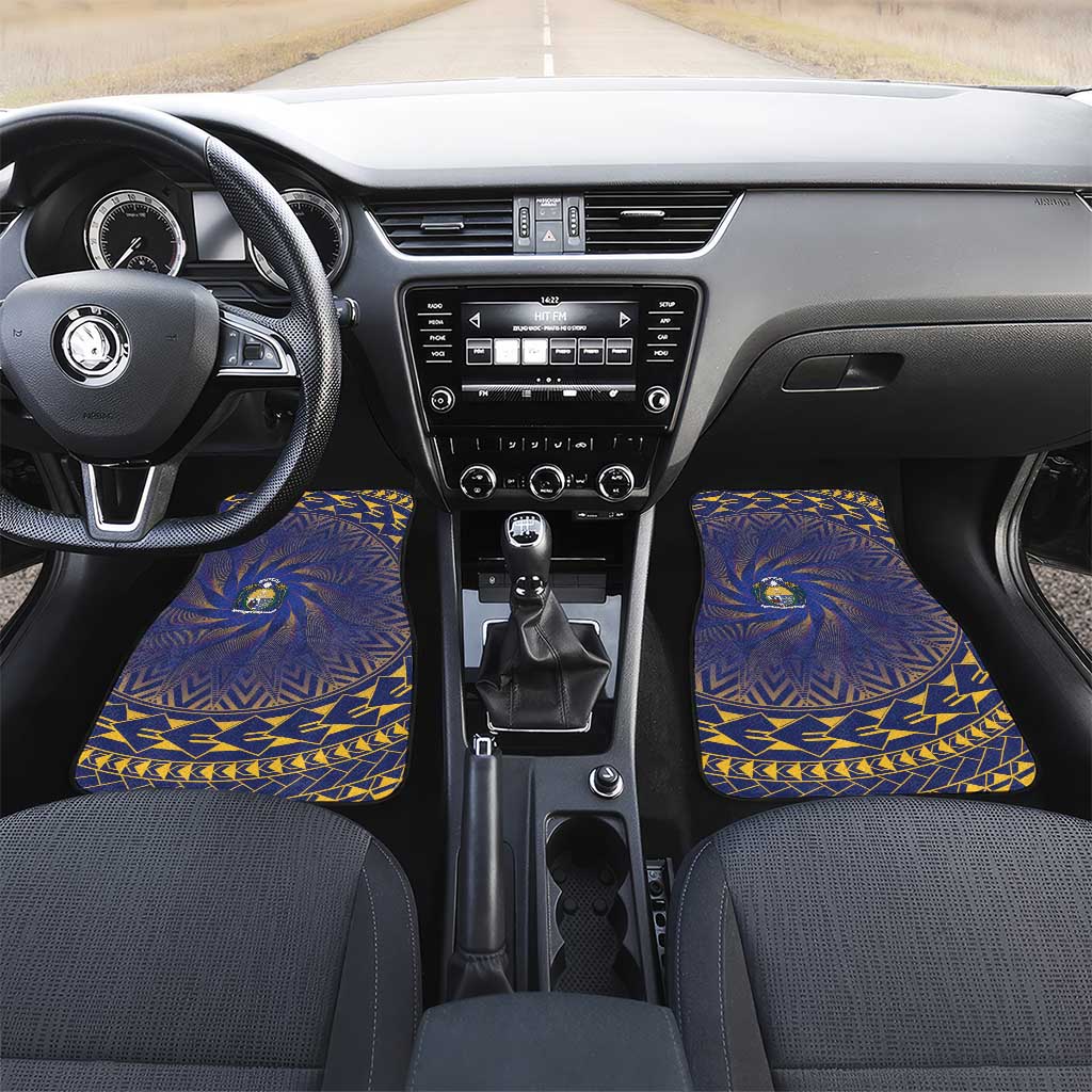 Nauru Angam Day Car Mats Polynesian Tribal Pattern Unique Style - Polynesian Pride
