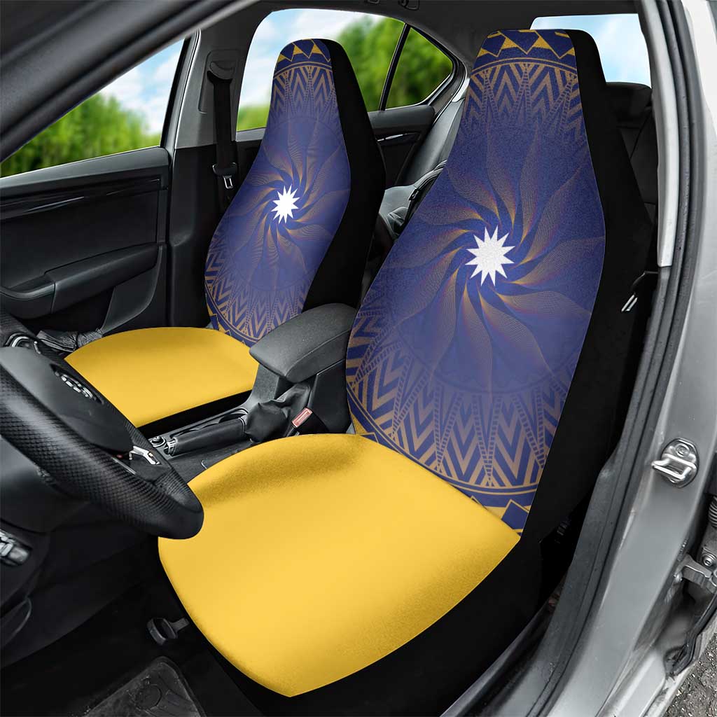 Nauru Angam Day Car Seat Cover Polynesian Tribal Pattern Unique Style - Polynesian Pride