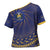Nauru Angam Day Cross Shoulder Shirt Polynesian Tribal Pattern Unique Style - Polynesian Pride