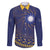 Nauru Angam Day Family Matching Off The Shoulder Long Sleeve Dress and Hawaiian Shirt Polynesian Tribal Pattern Unique Style - Polynesian Pride