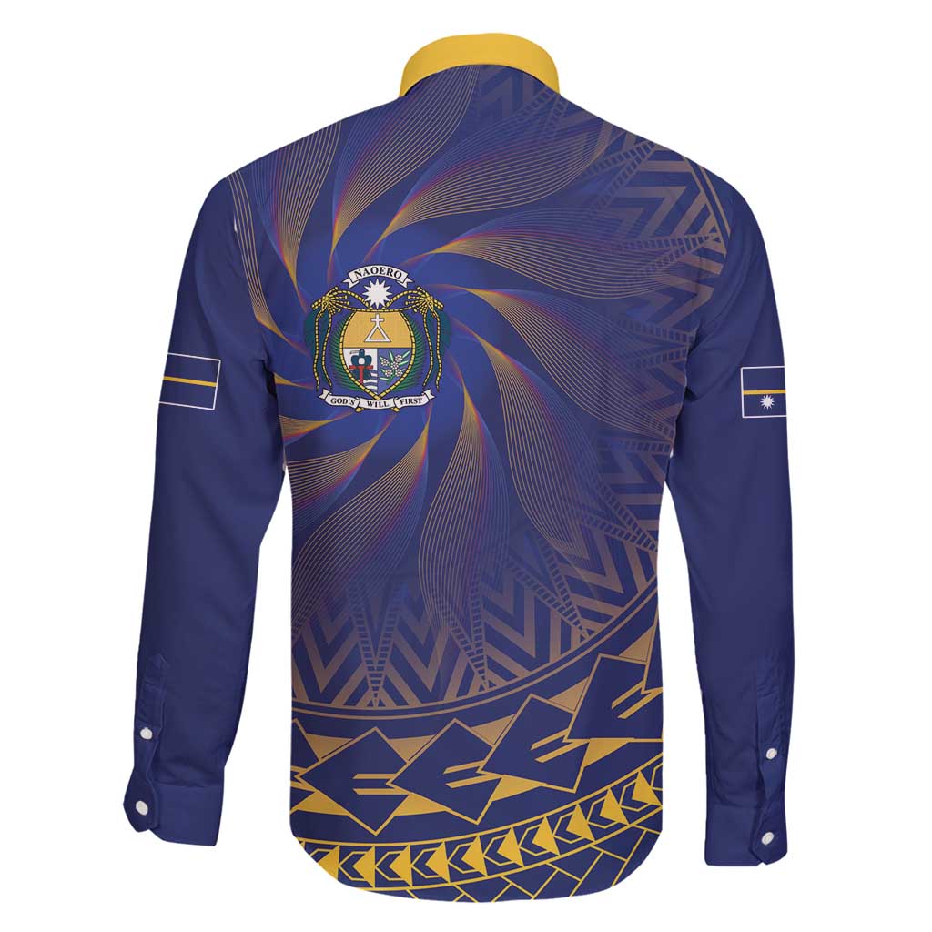 Nauru Angam Day Family Matching Off Shoulder Short Dress and Hawaiian Shirt Polynesian Tribal Pattern Unique Style - Polynesian Pride