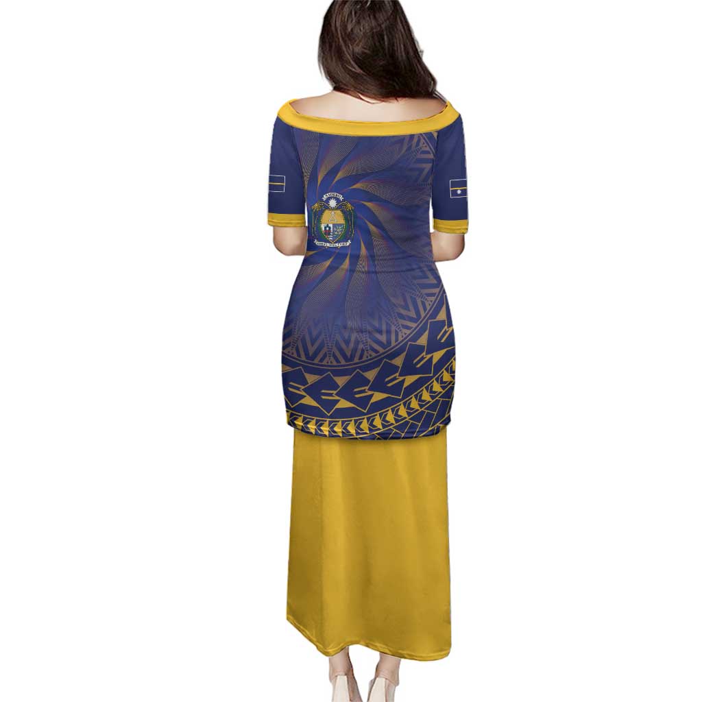 Nauru Angam Day Family Matching Puletasi and Hawaiian Shirt Polynesian Tribal Pattern Unique Style - Polynesian Pride