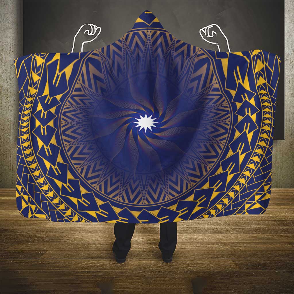 Nauru Angam Day Hooded Blanket Polynesian Tribal Pattern Unique Style - Polynesian Pride