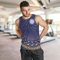Nauru Angam Day Men Tank Top Polynesian Tribal Pattern Unique Style - Polynesian Pride