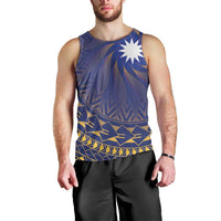 Nauru Angam Day Men Tank Top Polynesian Tribal Pattern Unique Style - Polynesian Pride