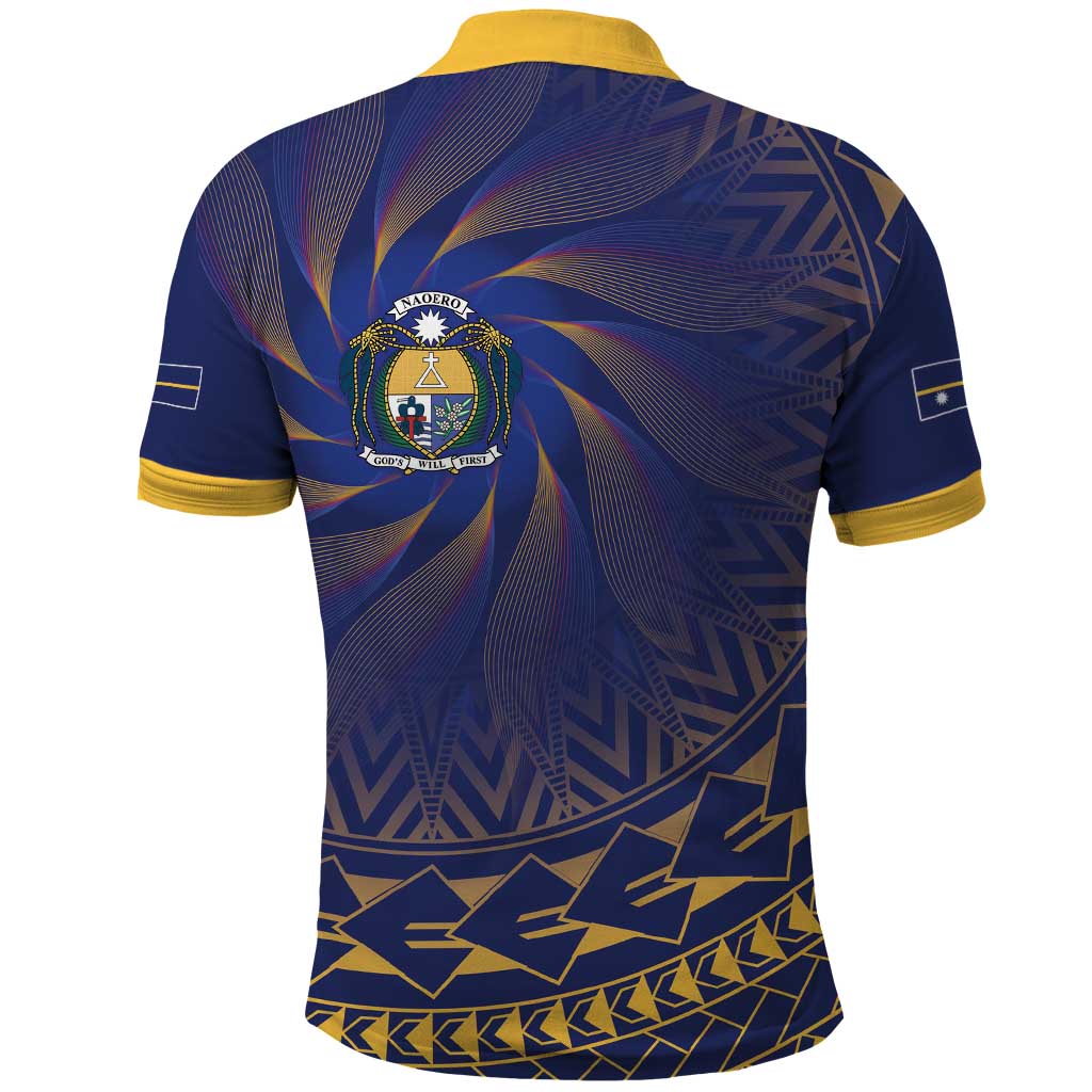 Nauru Angam Day Polo Shirt Polynesian Tribal Pattern Unique Style - Polynesian Pride