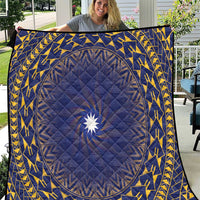Nauru Angam Day Quilt Polynesian Tribal Pattern Unique Style - Polynesian Pride