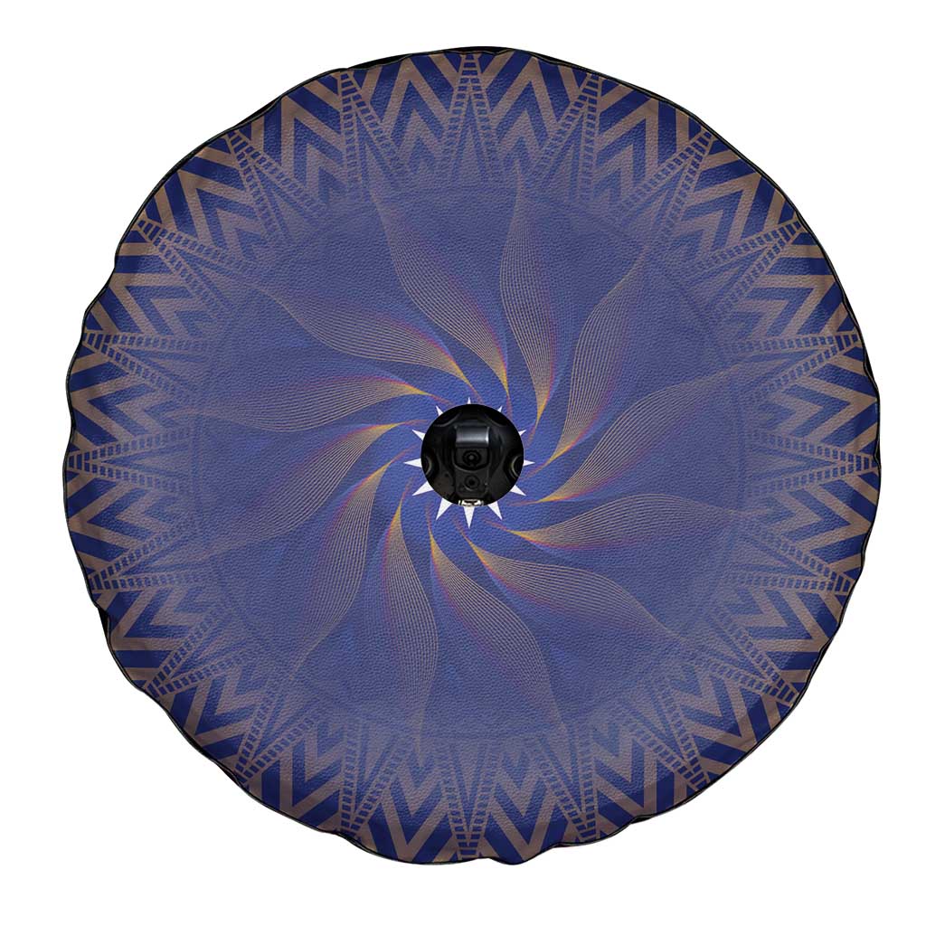 Nauru Angam Day Spare Tire Cover Polynesian Tribal Pattern Unique Style - Polynesian Pride